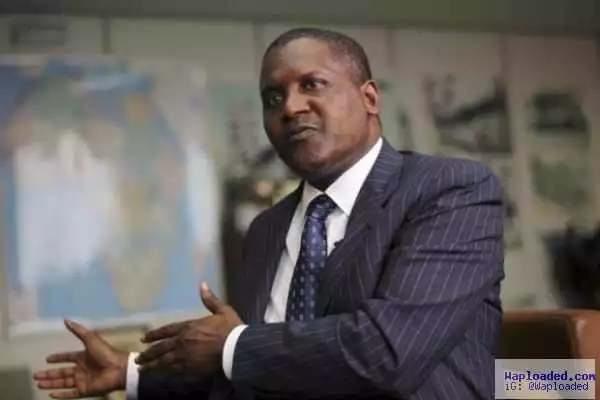 Smart Man!! Dangote Shifts Focus From Cement To Oil And Gas